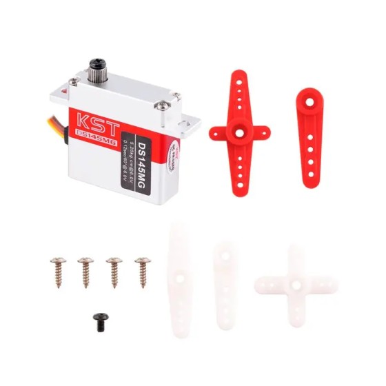 Hot Sales KST DS145MG 10mm 5.2Kgf.cm 0.12sec RC Model Digital Metal Gear Coreless Motor for Glider Wing Jet Wing